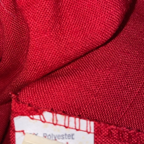 Vintage red wrap skirt size 16 - Picture 10 of 10